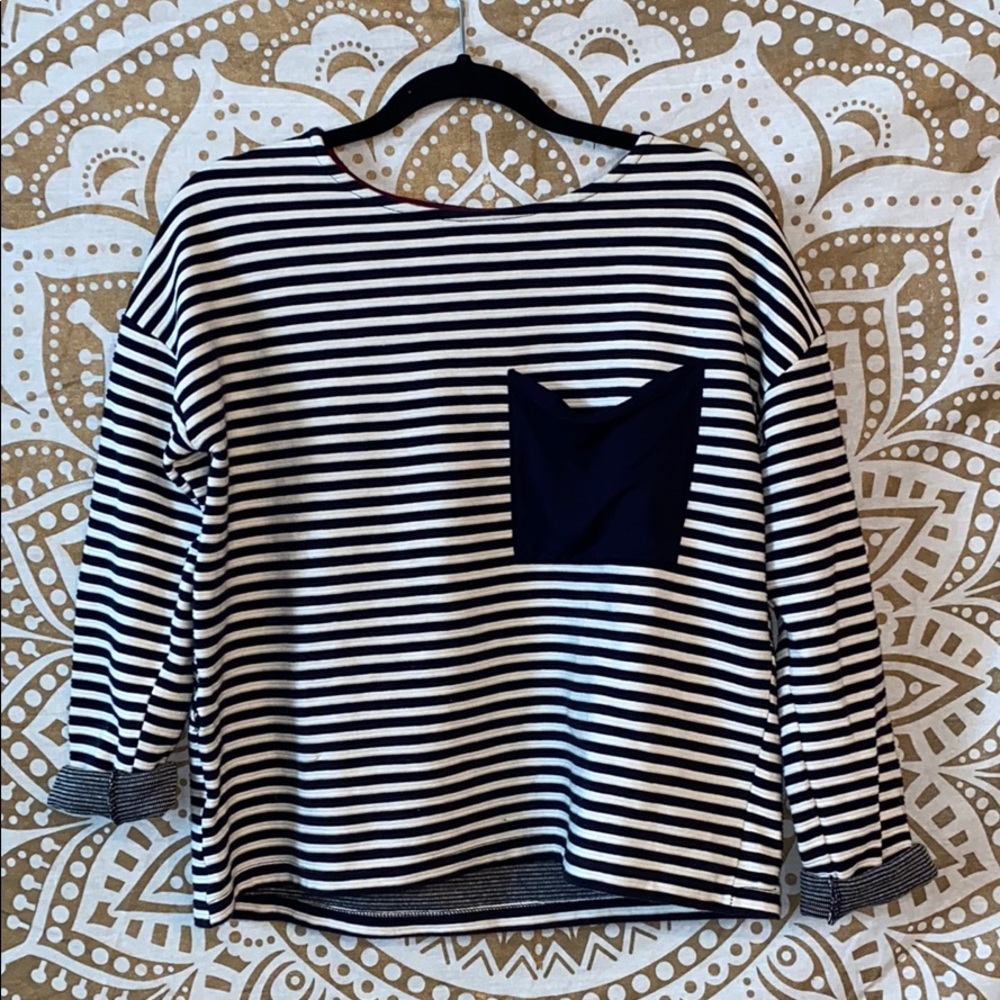 crop oversized long sleeve